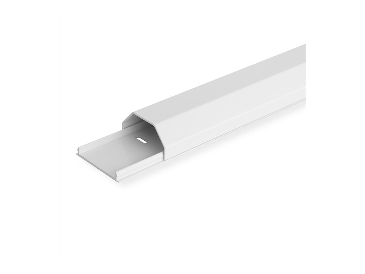 ROLINE Kabelkanal, Aluminium, 50 x 26 mm, weiß, 1,1 m