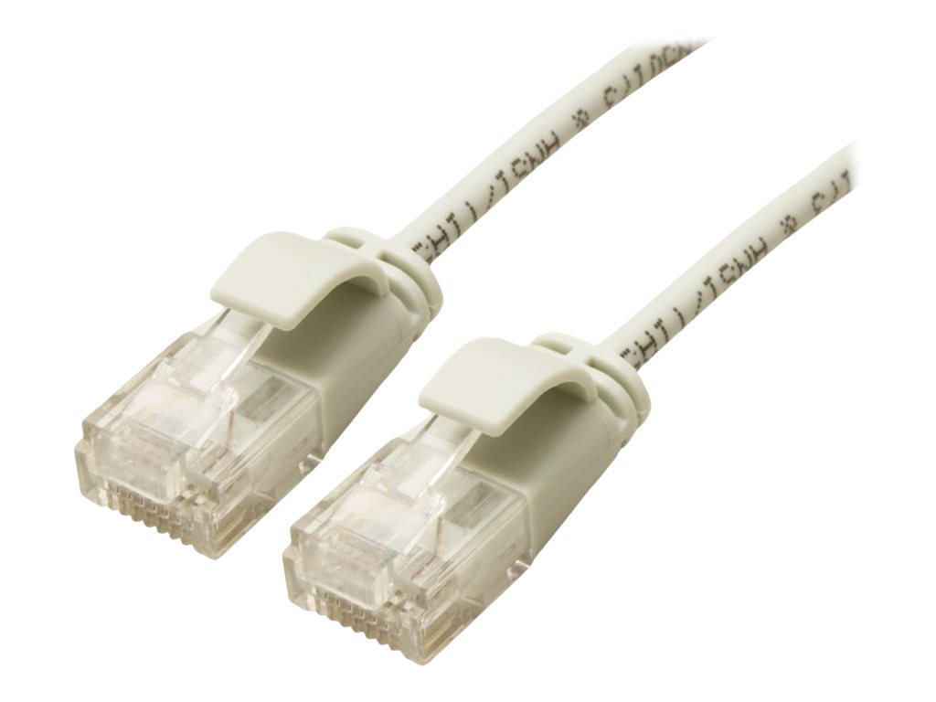ROLINE UTP DataCenter Patchkabel Kat.6A (Class EA), LSOH, slim, grau, 0,5 m