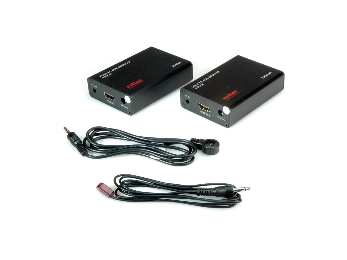 ROLINE HDMI A/V Extender über Kat.6A Kabel, 4K@60Hz, 30 m