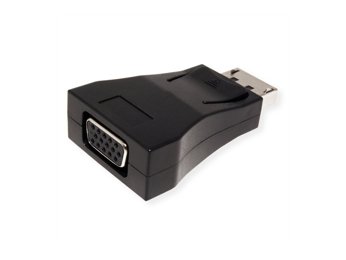 VALUE DisplayPort-VGA Adapter, DP ST - VGA BU, Aktiv