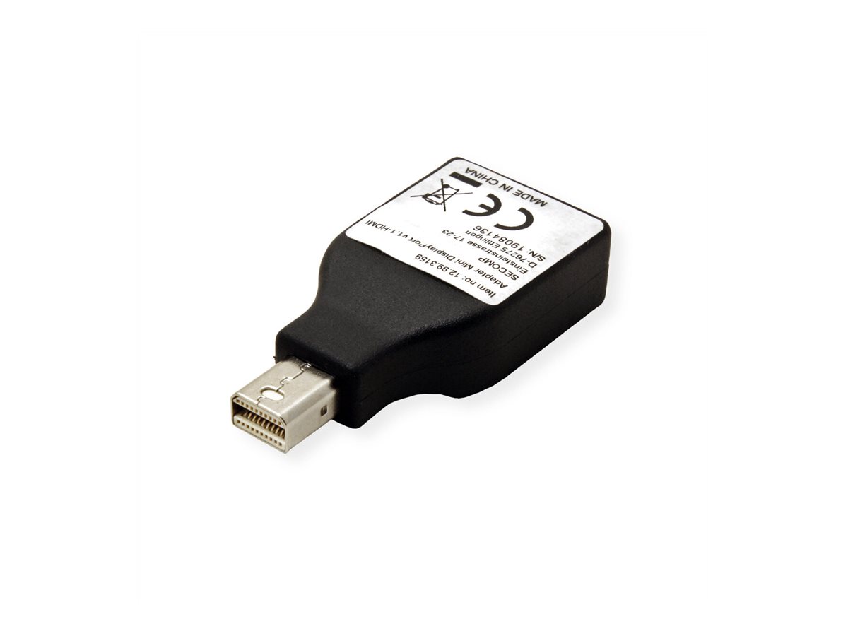 VALUE Mini DisplayPort-HDMI Adapter, Mini DP ST - HDMI BU