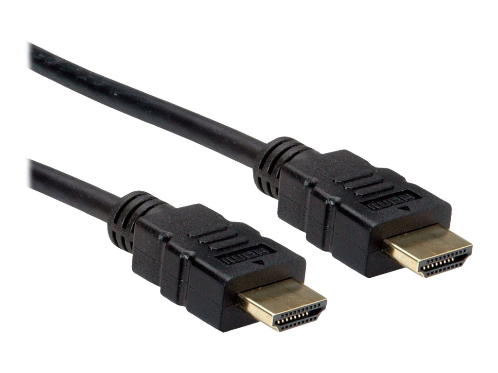 ROLINE HDMI High Speed Kabel mit Ethernet, TPE, schwarz, 10 m