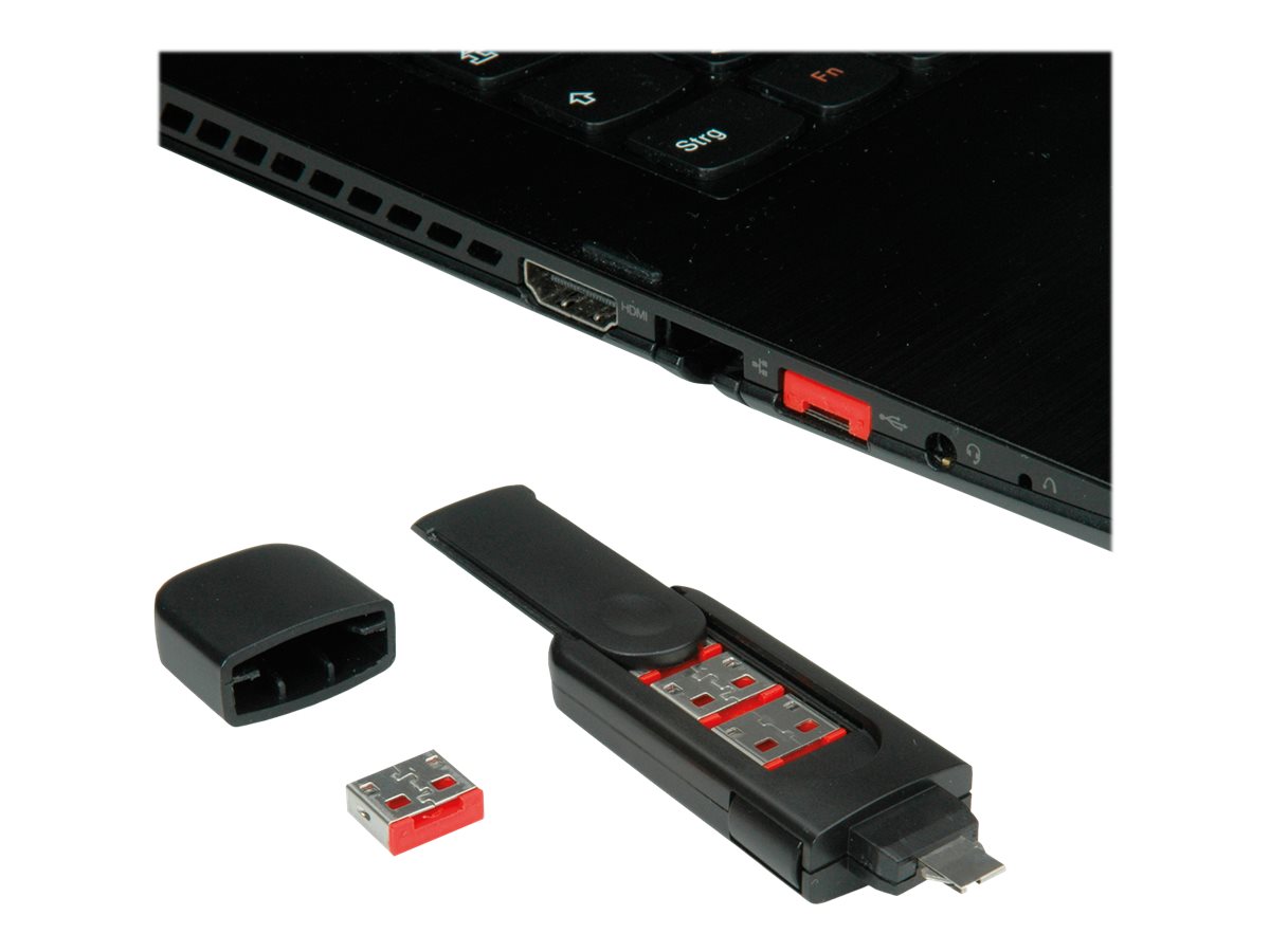 ROLINE 10x USB-A Schloss für 11.02.8330
