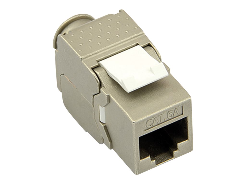 VALUE Cat.6A (Class EA) Keystone, RJ-45, geschirmt, werkzeuglos, SLIM