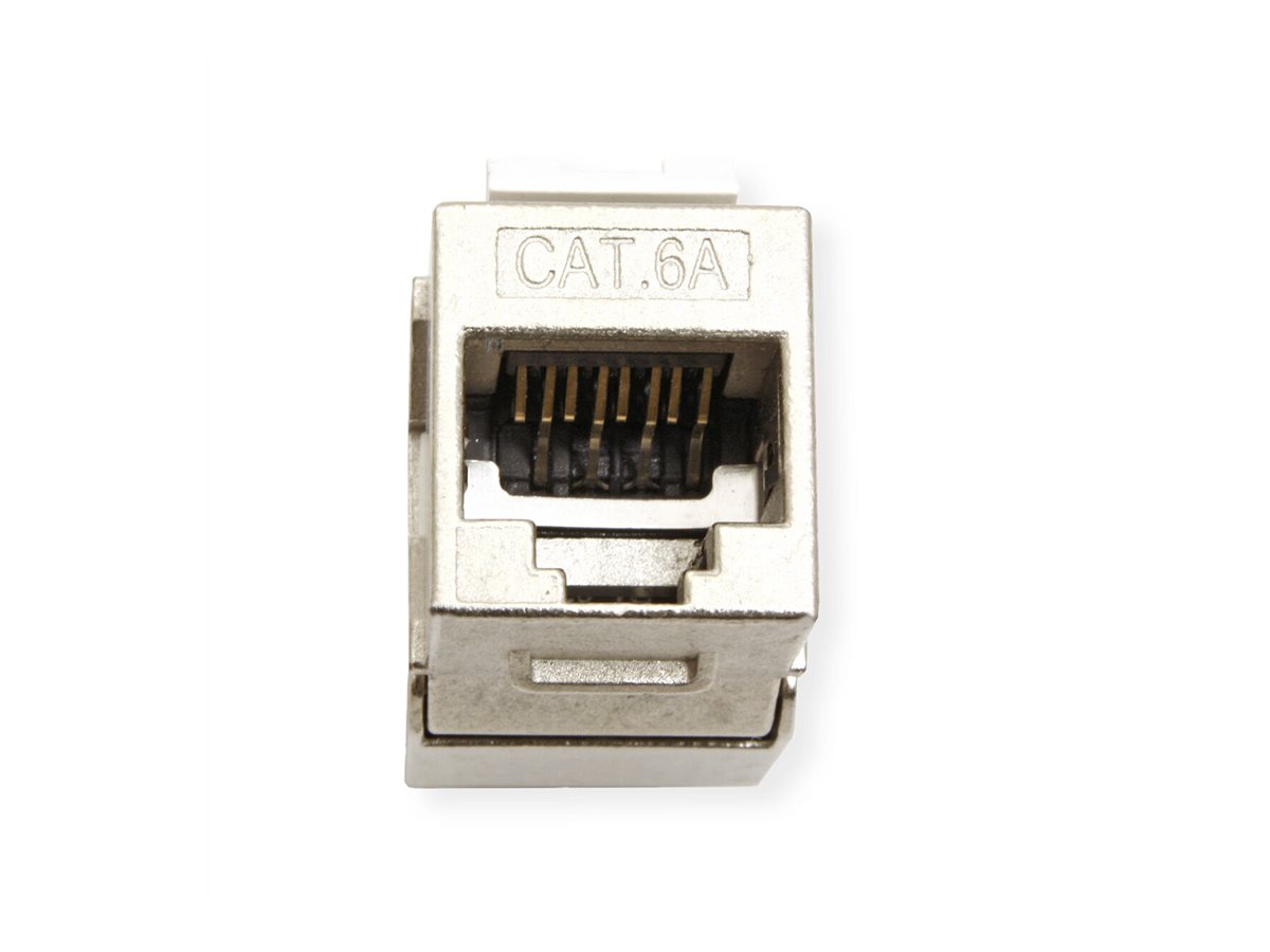 VALUE Cat.6A (Class EA) Keystone, RJ-45, geschirmt, werkzeuglos, SLIM