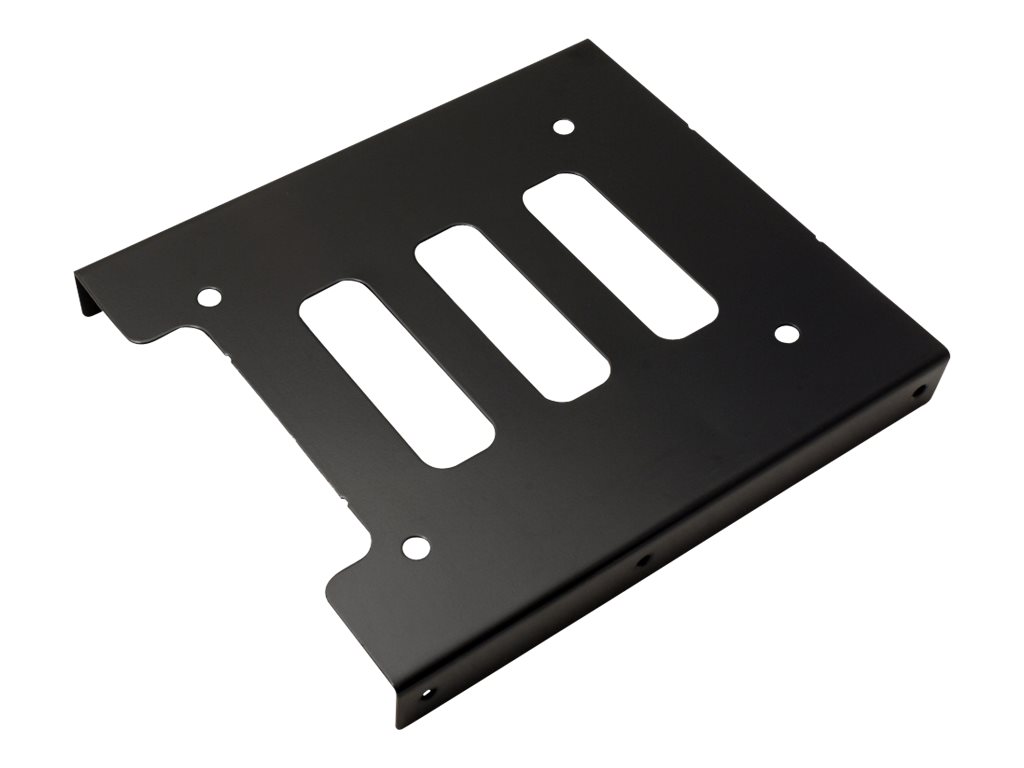 ROLINE Montageadapter, 3,5 Zoll Rahmen für 1x 2.5 HDD/SSD, Metall, schwarz