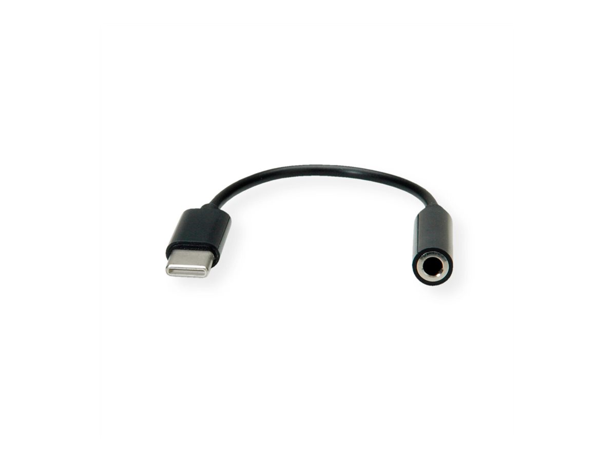 VALUE Adapter USB Typ C - 3,5mm Audio, ST/BU, 0,13 m