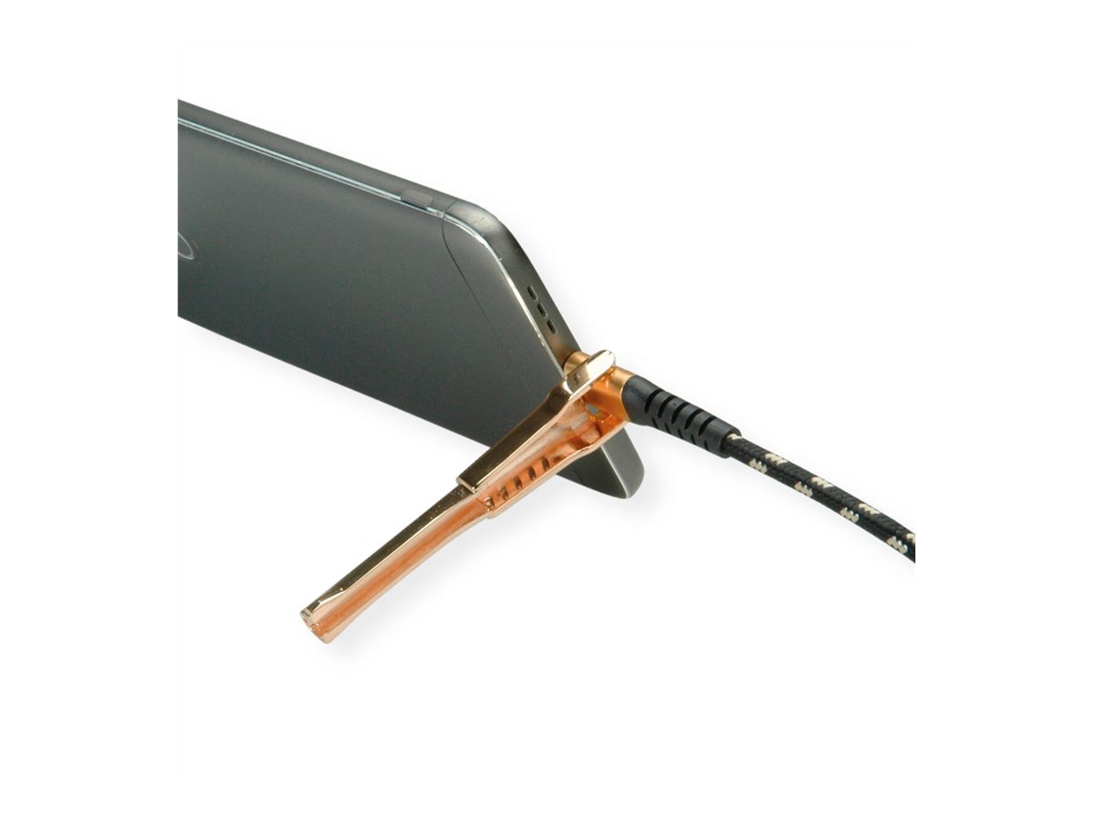 ROLINE GOLD USB 2.0 Sync- &, Ladekabel USB-A/8pin, Stütze, 1 m