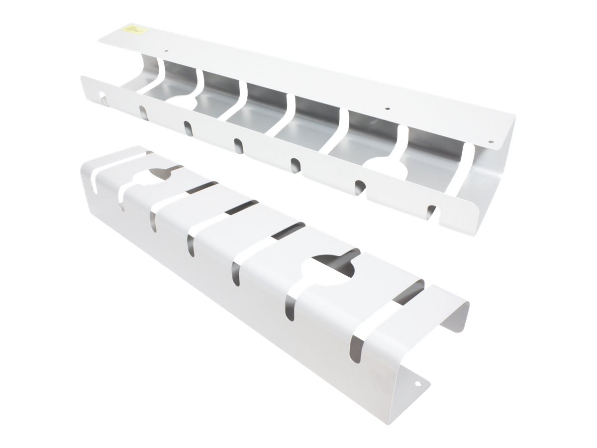 ROLINE Kabelkanal, Untertischmontage (2 Stück), weiß