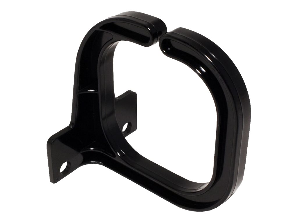 VALUE Kabelöse, 80×80 mm, Kunststoff, schwarz