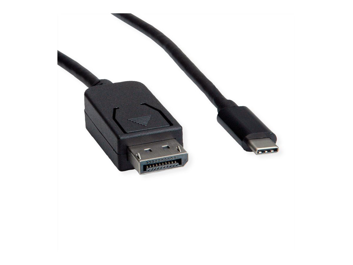 ROLINE USB Typ C - DisplayPort Adapterkabel, v1.4, ST/ST, 1 m