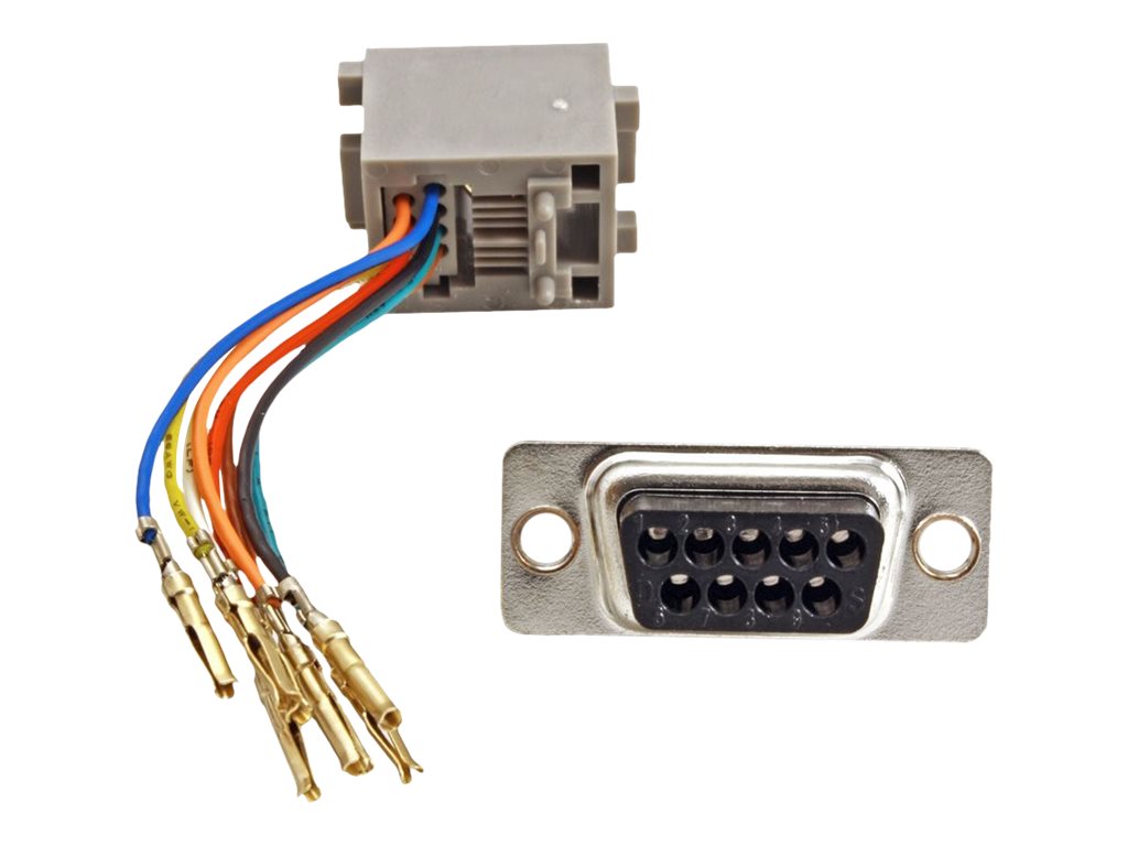 ROLINE DB9 Buchse-RJ45 Buchse 8P/8C 8Ltg., silberfarben