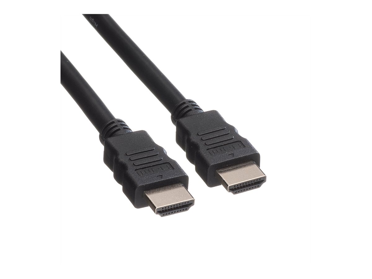 ROLINE GREEN Monitorkabel HDMI High Speed, ST-ST, schwarz, 1 m