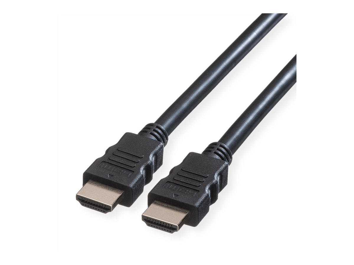 ROLINE GREEN Monitorkabel HDMI High Speed, ST-ST, schwarz, 3 m