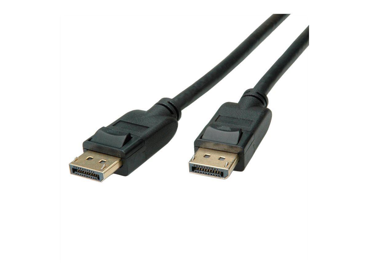 ROLINE GREEN DisplayPort Kabel, v1.4, DP ST - ST, schwarz, 5 m