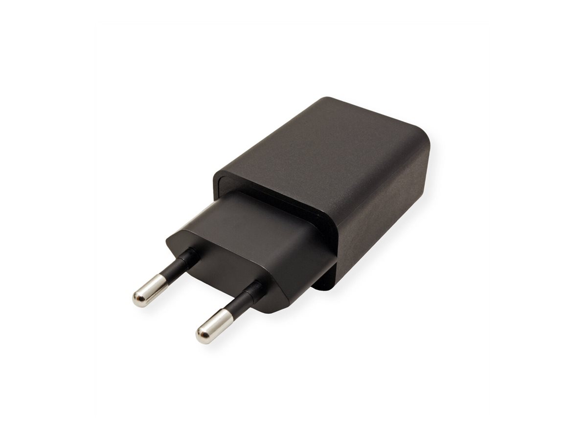 VALUE USB QC3.0 Charger mit Euro-Stecker, 1 Port (Typ-A QC), 18W
