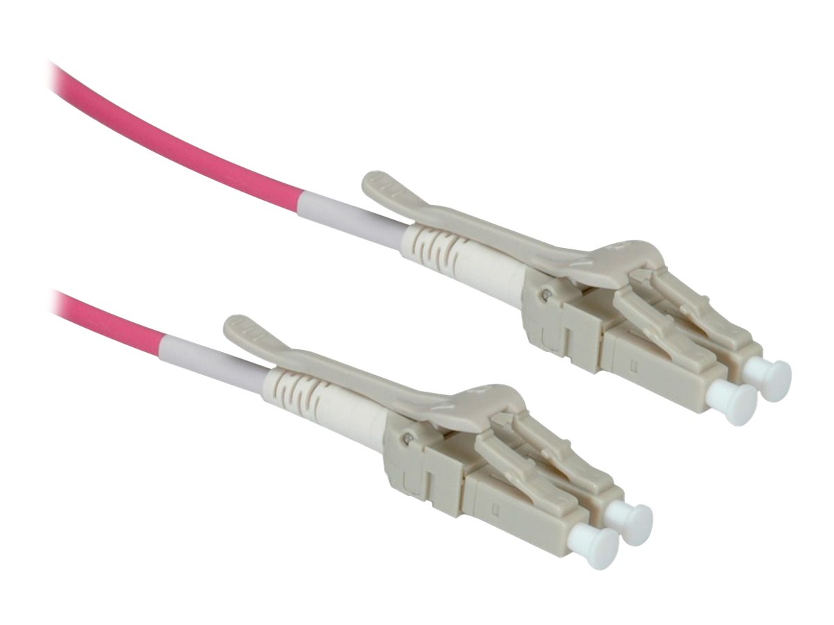ROLINE LWL-Kabel 50/125µm OM4, LC/LC, Low-Loss-Stecker, violett, 7 m