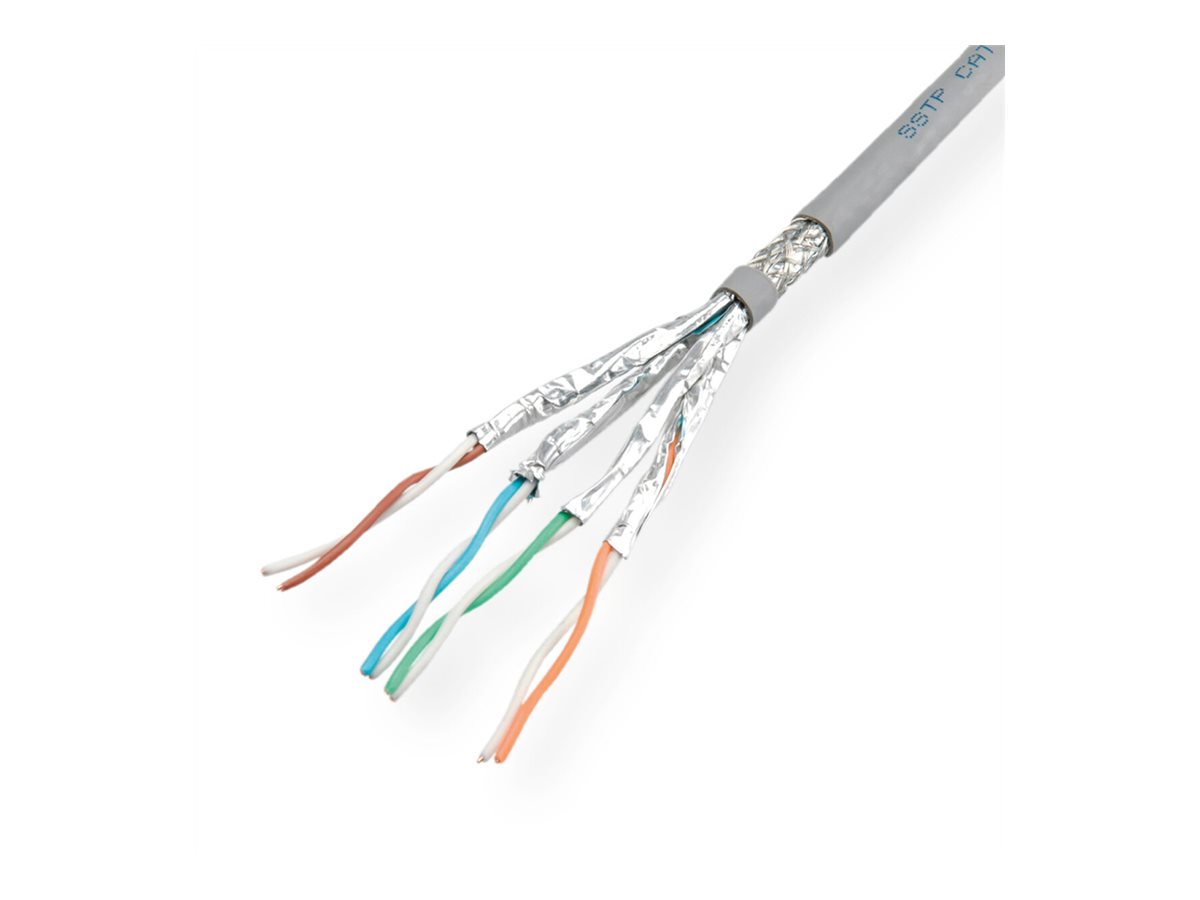 VALUE S/FTP Kabel, Cat.7 (Class F), Massivdraht, Dca, 100 m