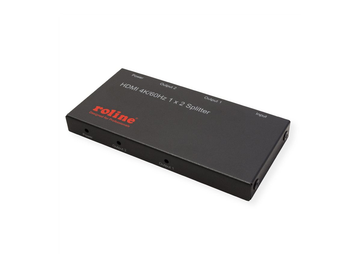 ROLINE HDMI Video-Splitter, Ultra Slim, 2fach
