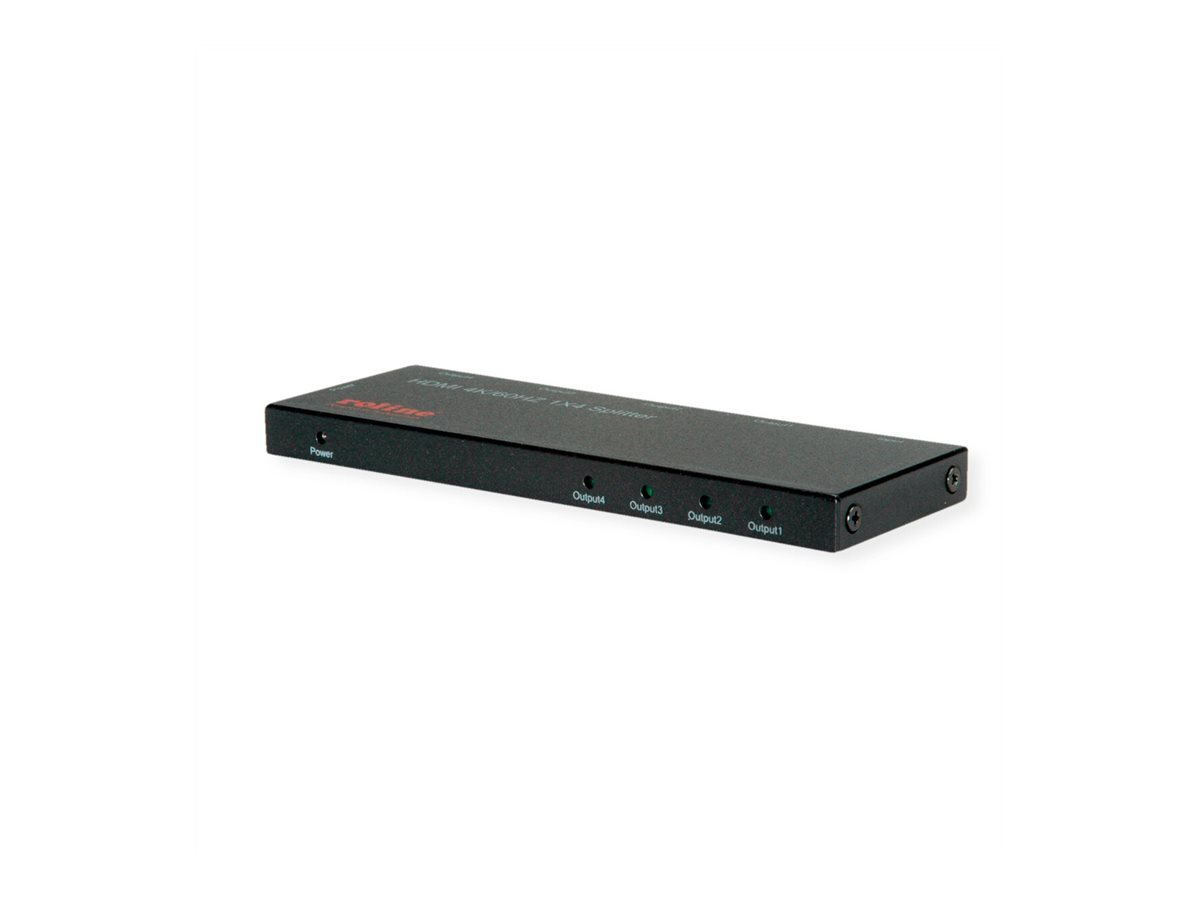 ROLINE HDMI Video-Splitter, Ultra Slim, 4fach