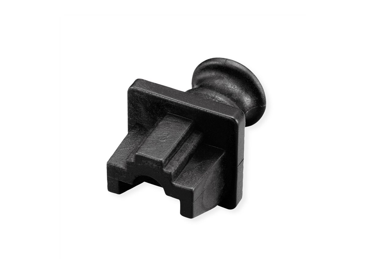 VALUE RJ45-Buchsen-Staubschutz, 10er Set, schwarz
