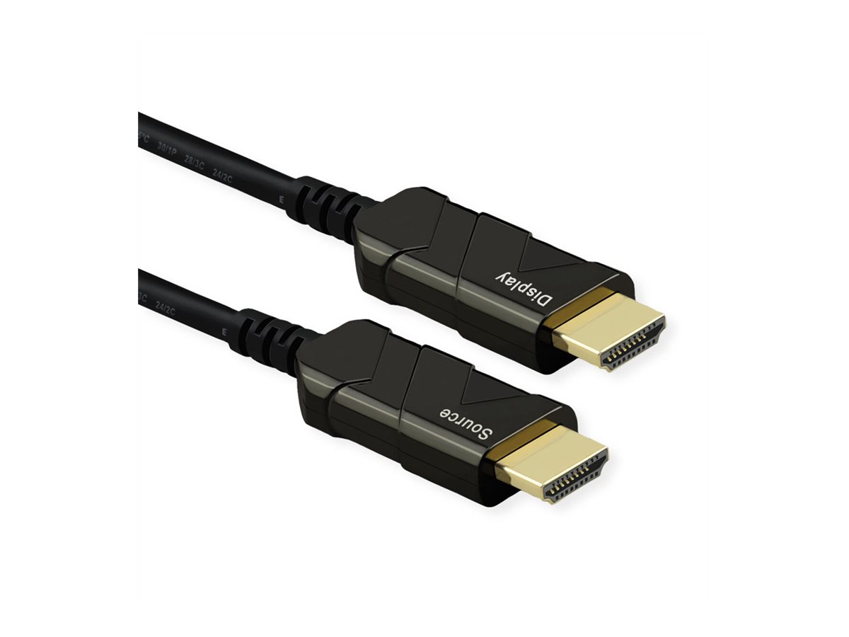 ROLINE Ultra HDMI Aktiv Optisches 8K Kabel, 15 m