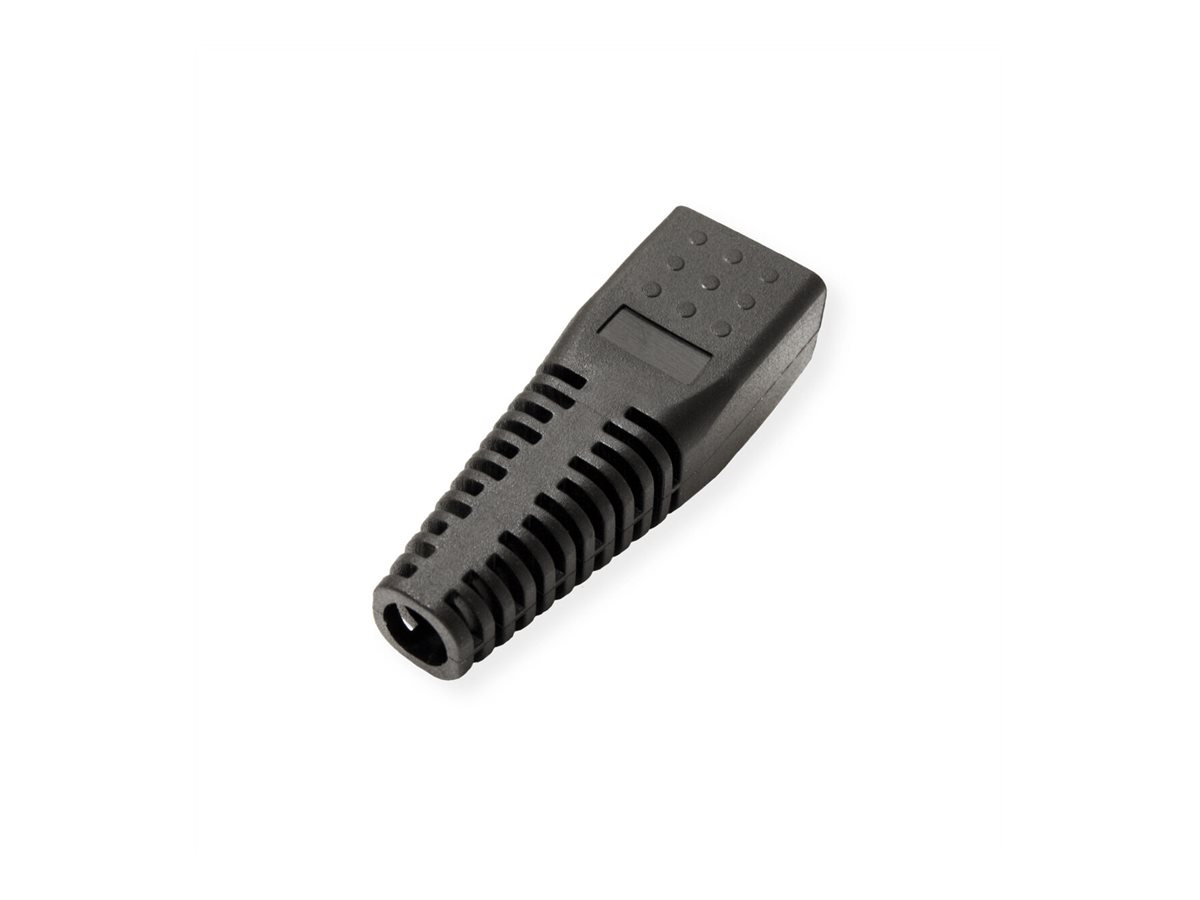 ROLINE Knickschutztülle für RJ-45, 10 Stck, schwarz