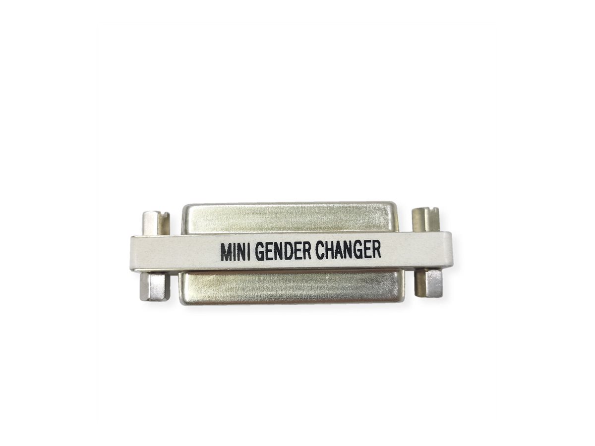 VALUE Mini Gender Changer, 25pol. Buchse-Buchse