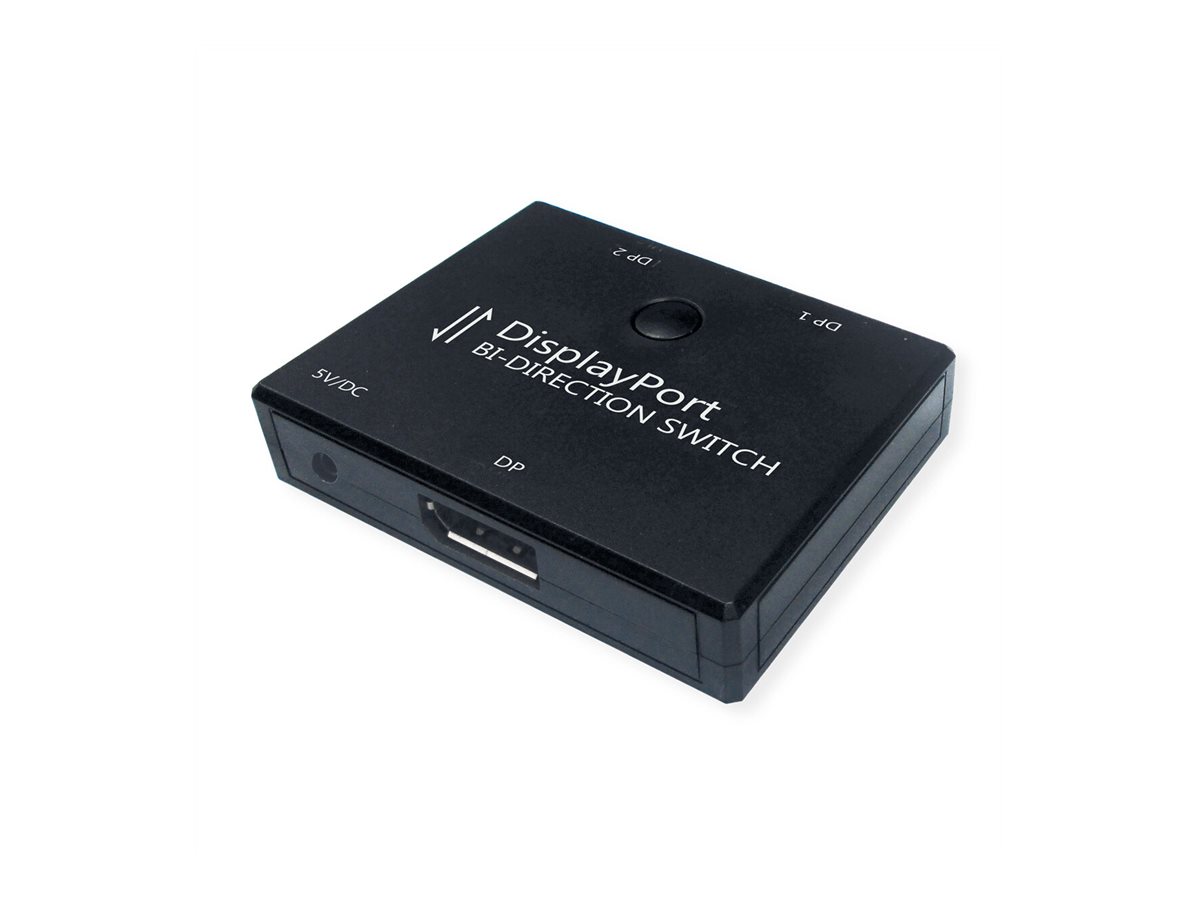VALUE 4K DisplayPort Switch, 2fach, bidirektional