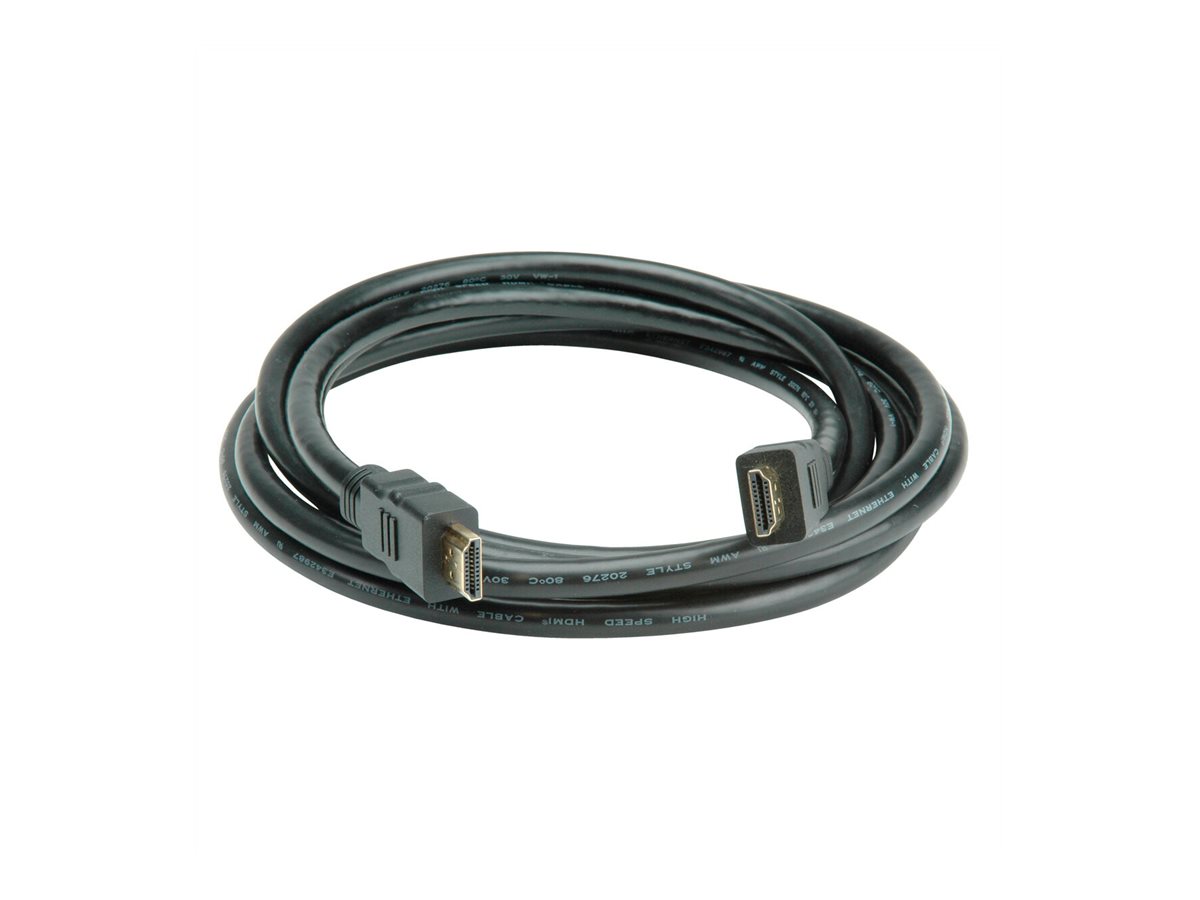 VALUE 8K HDMI Ultra HD Kabel mit Ethernet, ST/ST, schwarz, 5 m