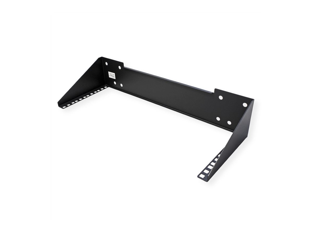 VALUE 19-Zoll-Wand-/Untertischhalterung, 4 HE, schwarz