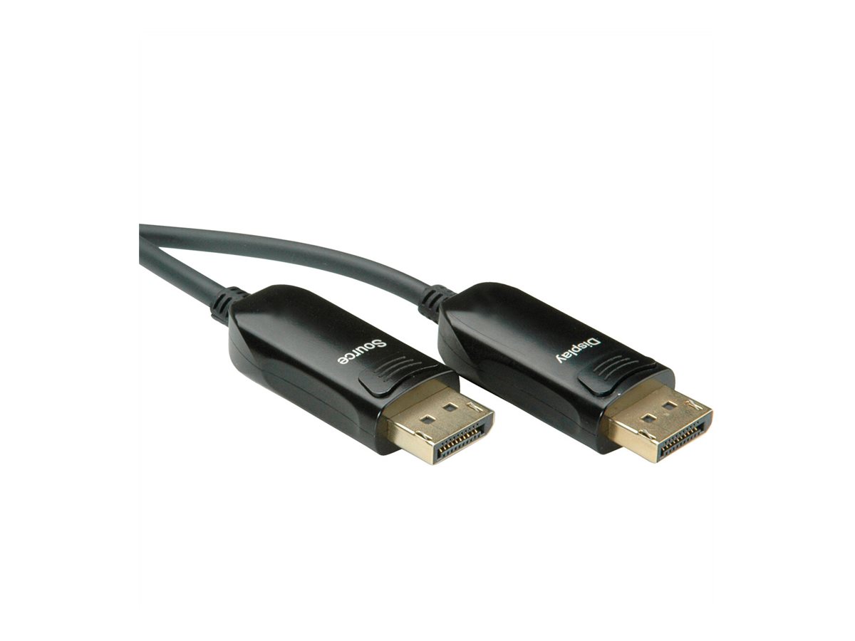 ROLINE DisplayPort v1.4 Kabel (AOC), ST/ST, 20 m