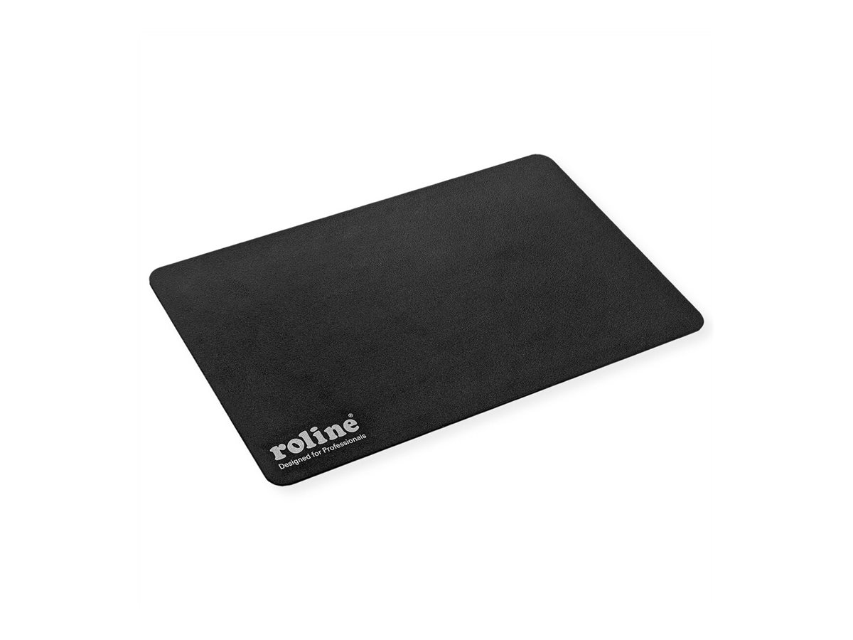 ROLINE Mausmatte, 3in1 Notebook Combo Mousepad, schwarz