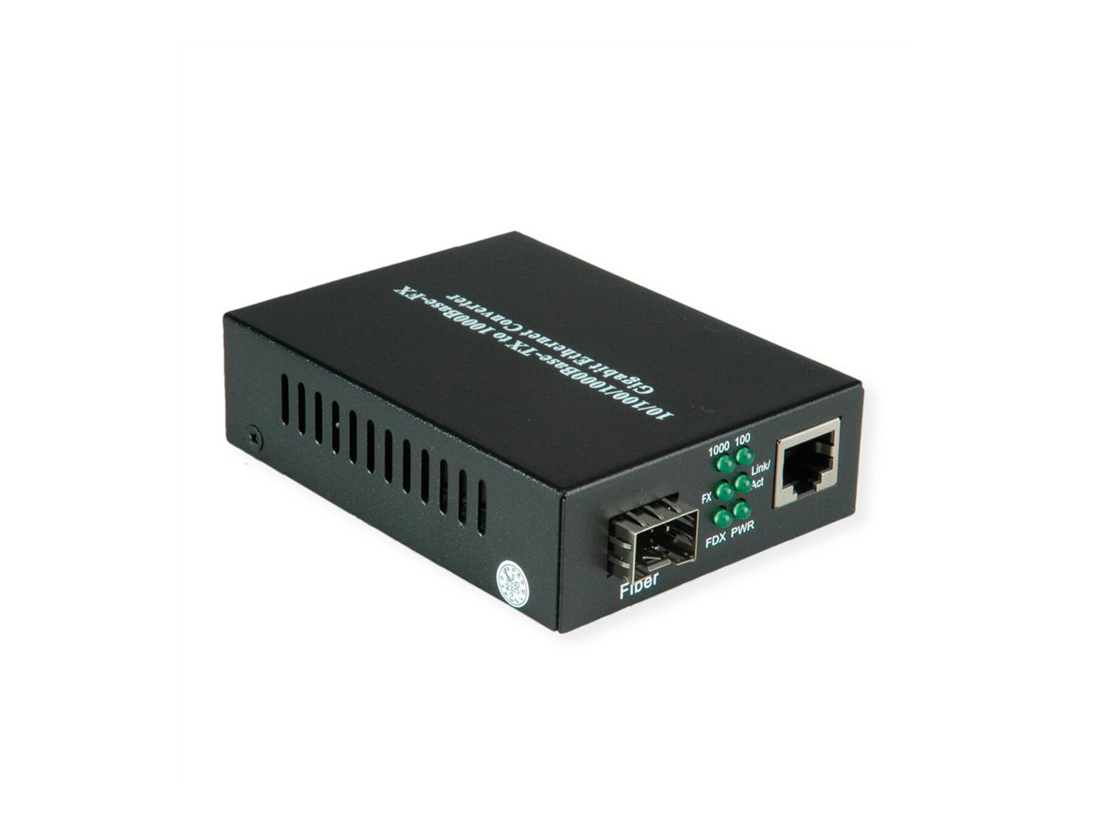 VALUE Gigabit Ethernet Konverter, RJ-45 - SFP