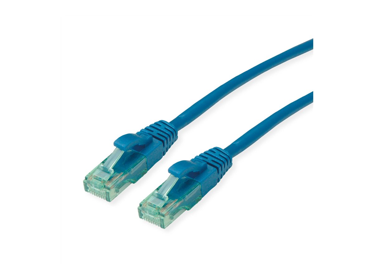 ROLINE RM Patchkabel Cat.6A UTP, blau, 5 m