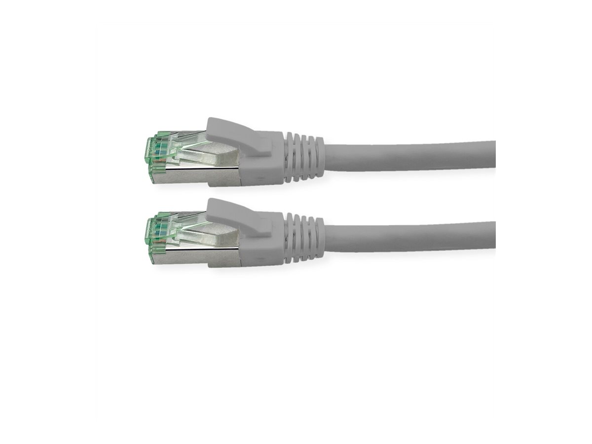 ROLINE RM Patchkabel Cat.6A S/FTP (PiMF), grau, 3 m