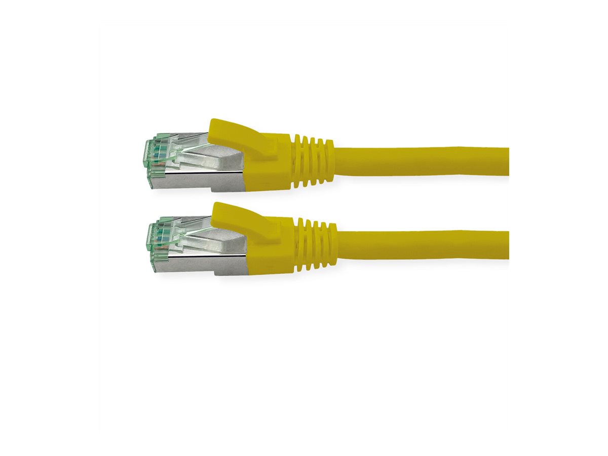 ROLINE RM Patchkabel Cat.6A S/FTP (PiMF), gelb, 7 m