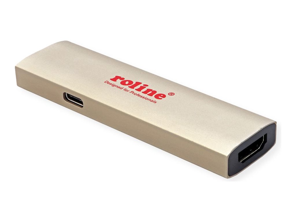 ROLINE GOLD Adapter USB Typ C - HDMI, BU/BU, PD (60W)