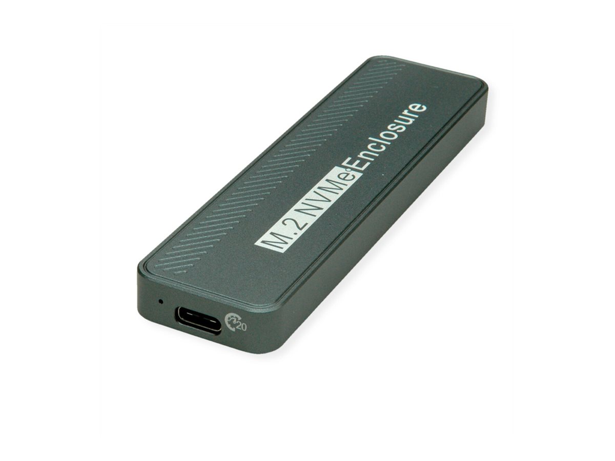 VALUE Externes SSD-Gehäuse, M.2, NVMe zu USB 3.2 Gen 2x2, Typ C