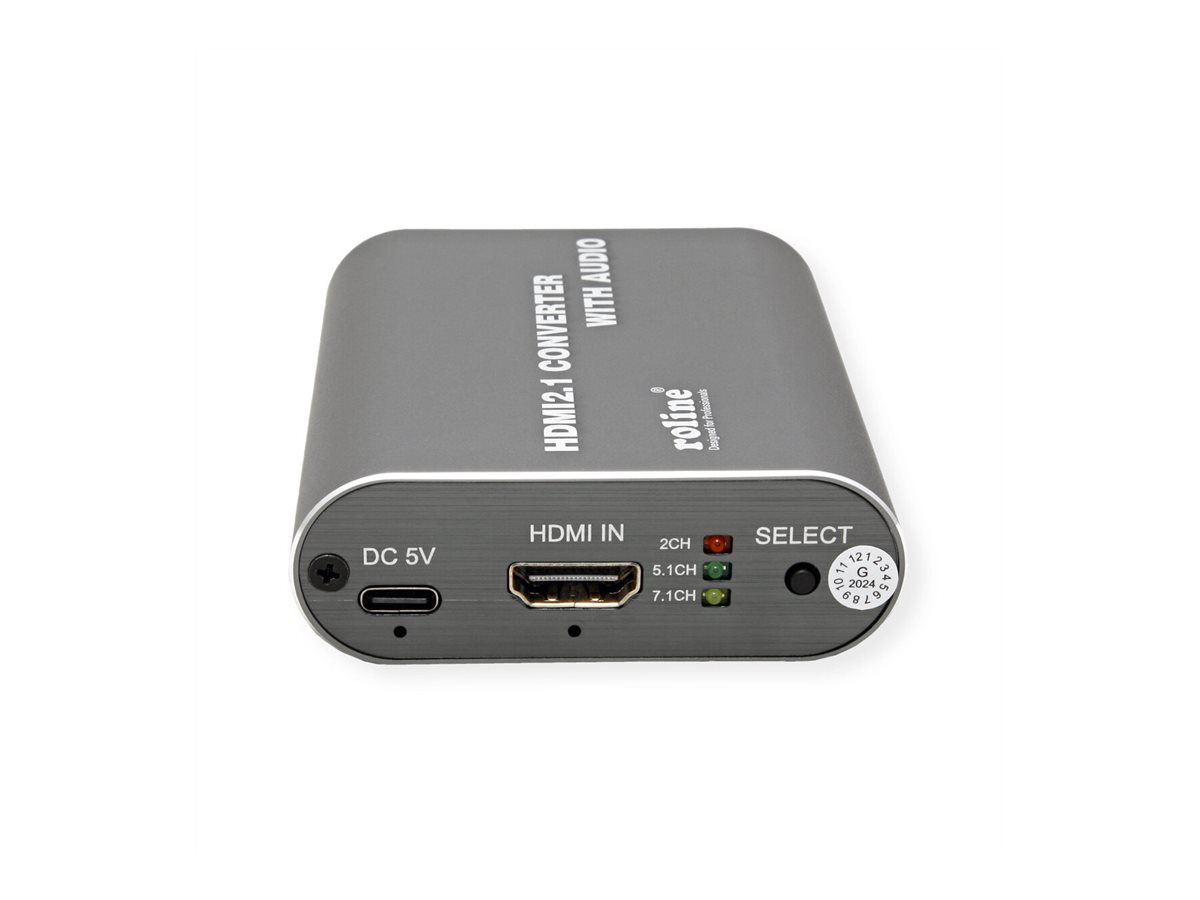 ROLINE HDMI 8K Audio Extraktor, LPCM 7.1