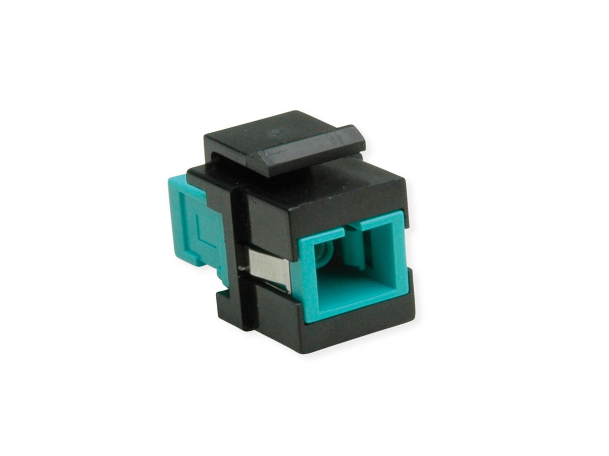 ROLINE Keystone LWL-Adapter SC/SC Simplex, Multimode, OM3