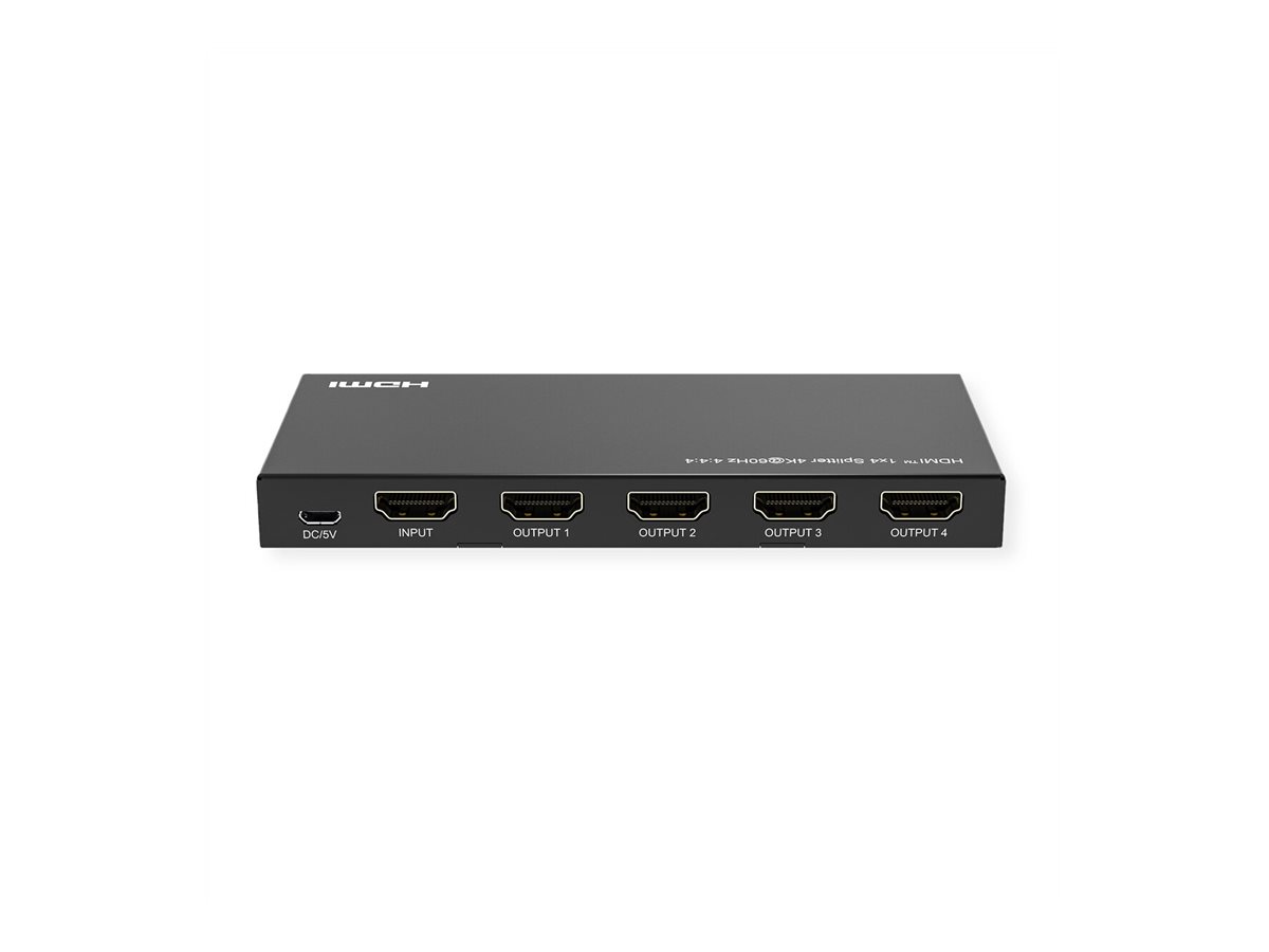 VALUE 4K HDMI Video-Splitter, 4-fach