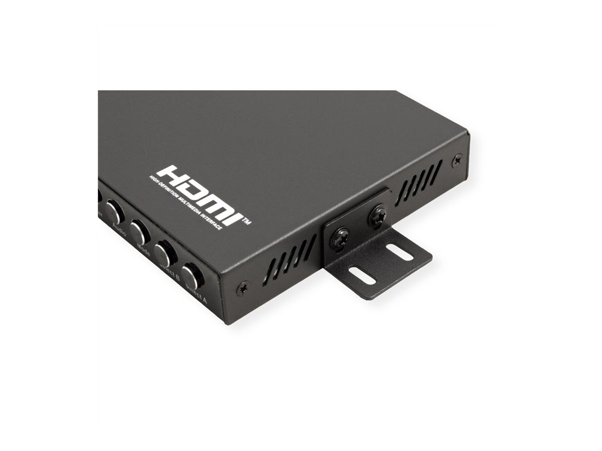 VALUE HDMI Matrix Switch, 4x2 QUAD Multi-Viewer, nahtlose Umschaltung