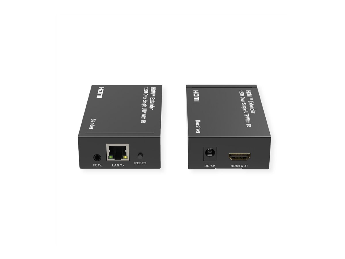 ROLINE HDMI Verlängerung, über IP, 1080P, 120m, mit IR