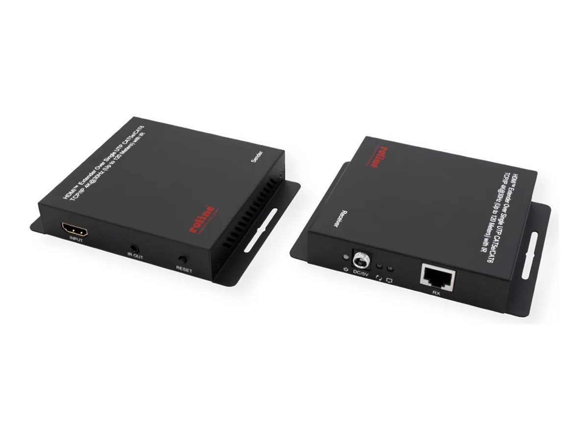 ROLINE HDMI Verlängerung, über IP, 4K30Hz, 120m, mit IR