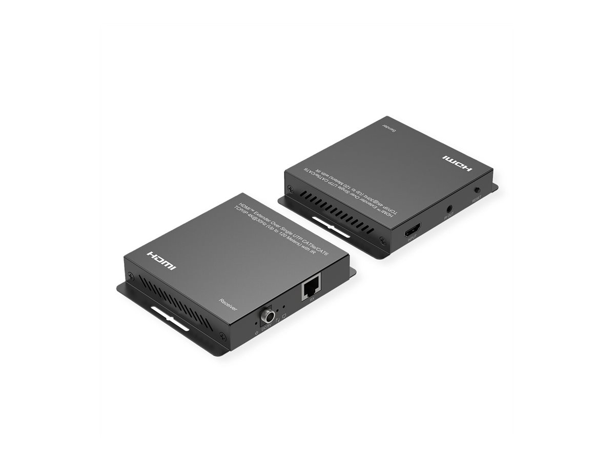 ROLINE HDMI Verlängerung, über IP, 4K30Hz, 120m, mit IR