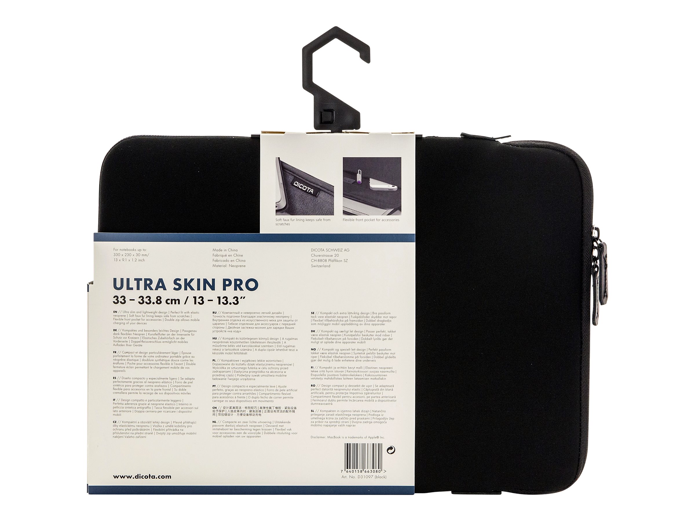 Dicota UltraSkinPro 33cm-33,78cm (13-13,3) black