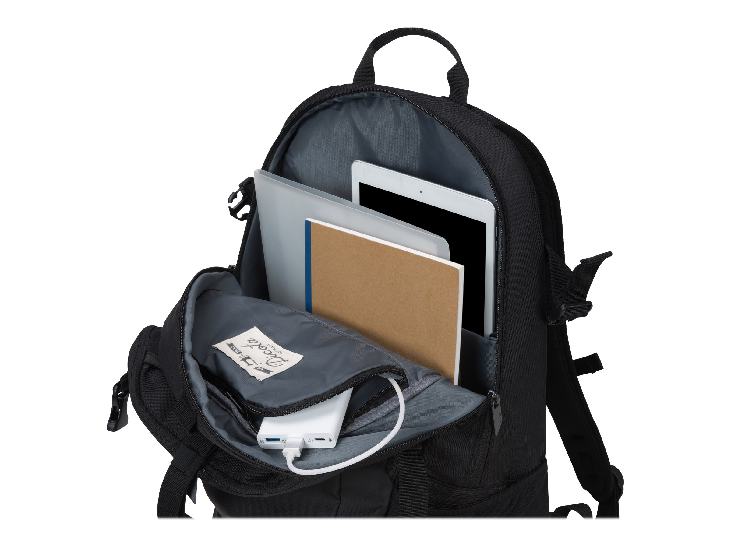 DICOTA Rucksack GO 13-15.6 schwarz