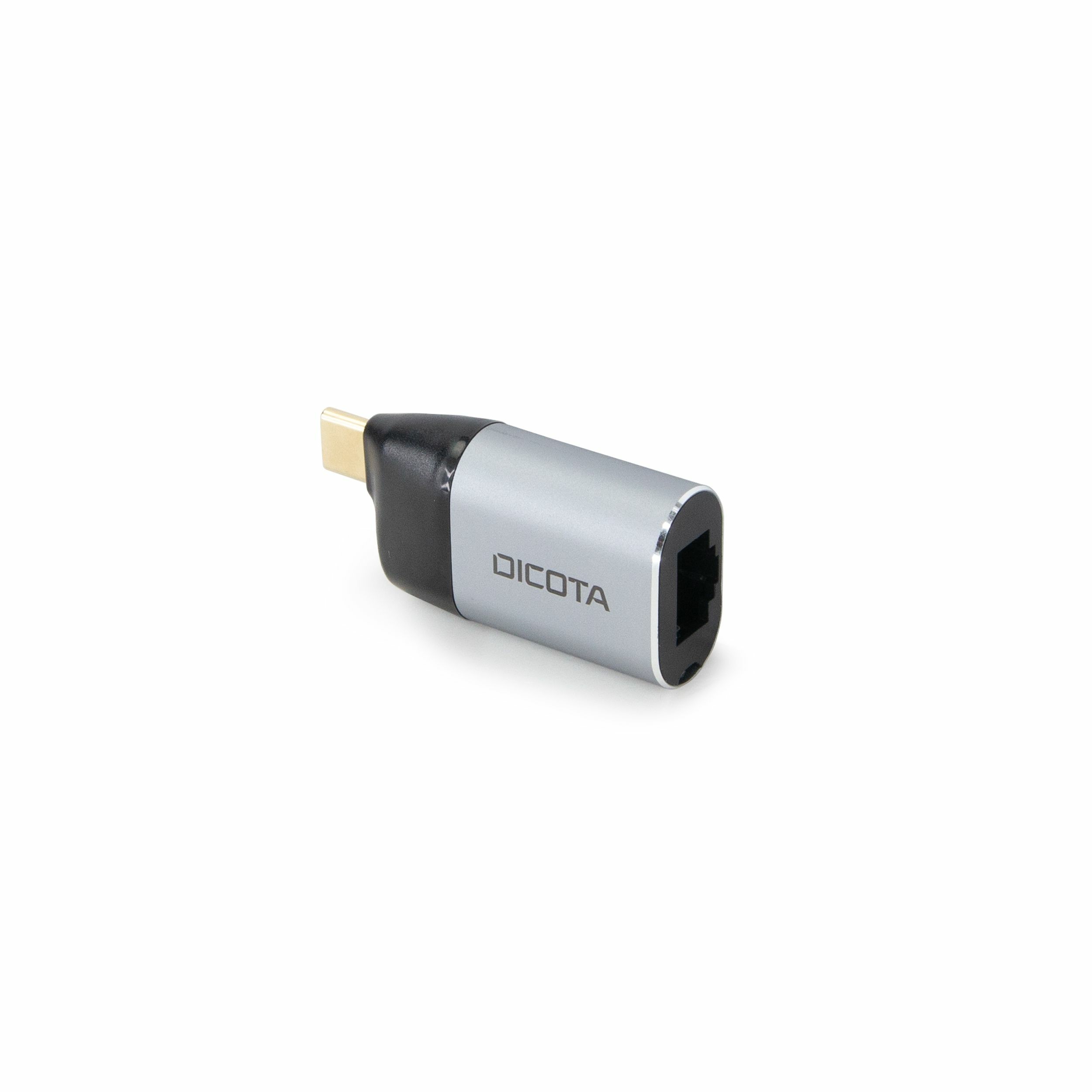 Dicota USB-C to Ethernet Mini Adapter with PD (100W) silver