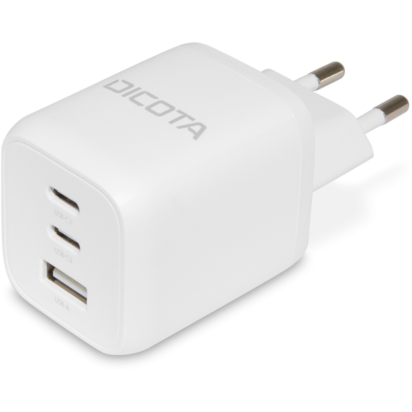 Dicota Compact 3-Port GaN Wall Charger (65W) EU white
